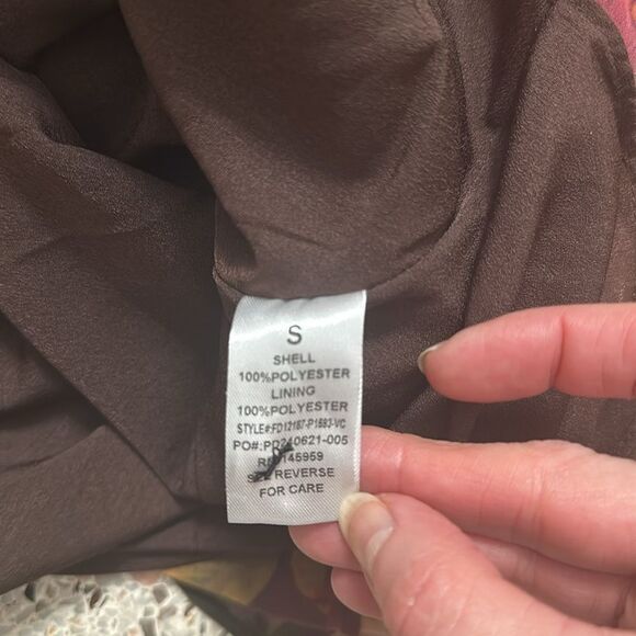 New VICI forested trails floral print midi dress sangria bloom small s - Picture 9 of 9